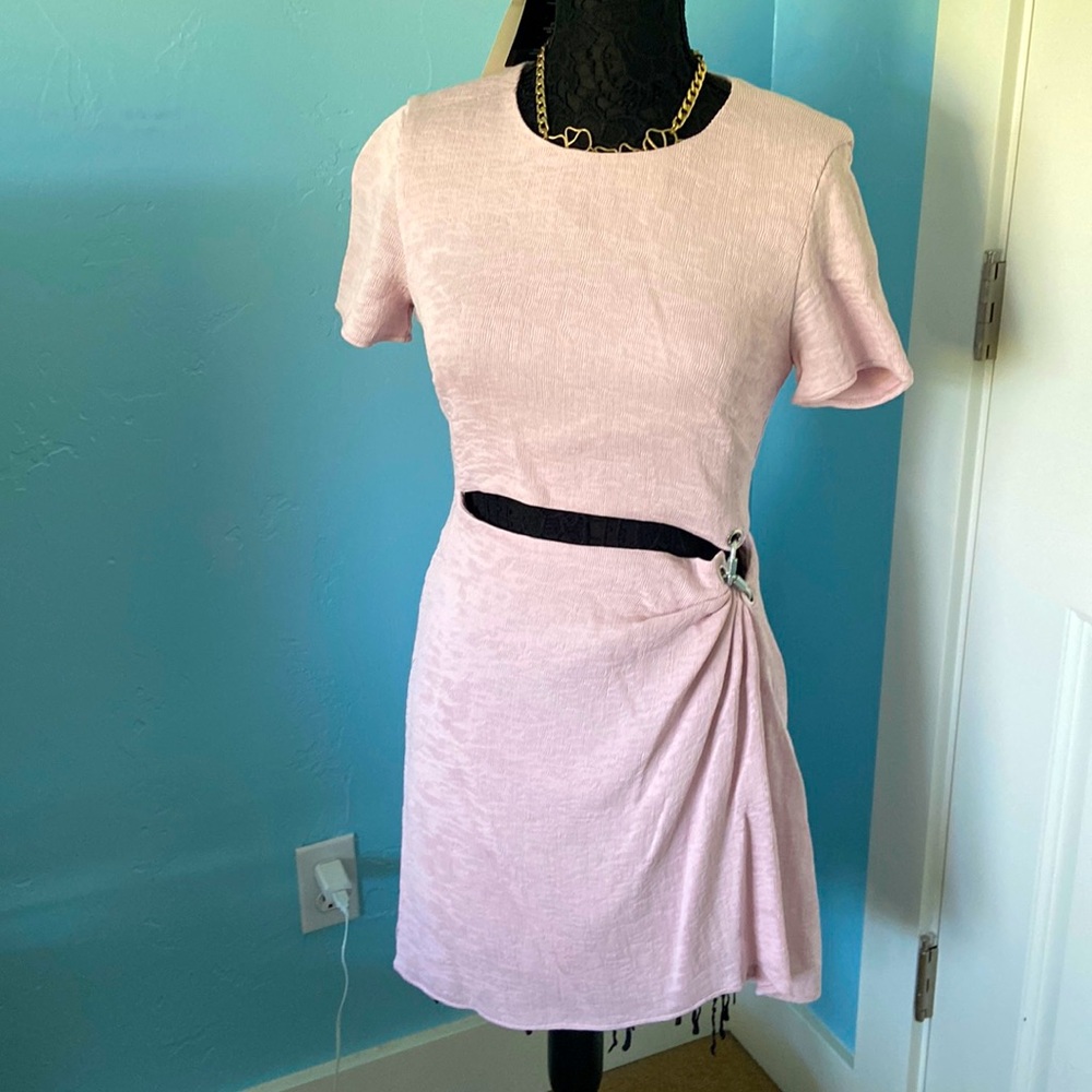 Nordstrom Pink Cut out Dress - medium - adorable